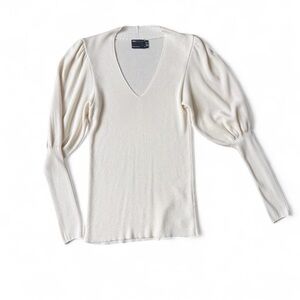 ASOS Cream Maternity V-Neck Blouse